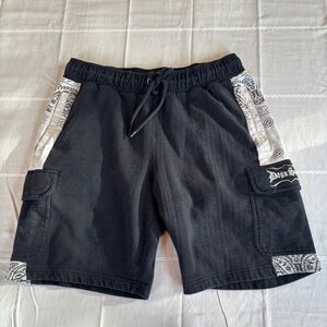 Snoop Dogg "Dogg Supply" Paisley Cargo Shorts